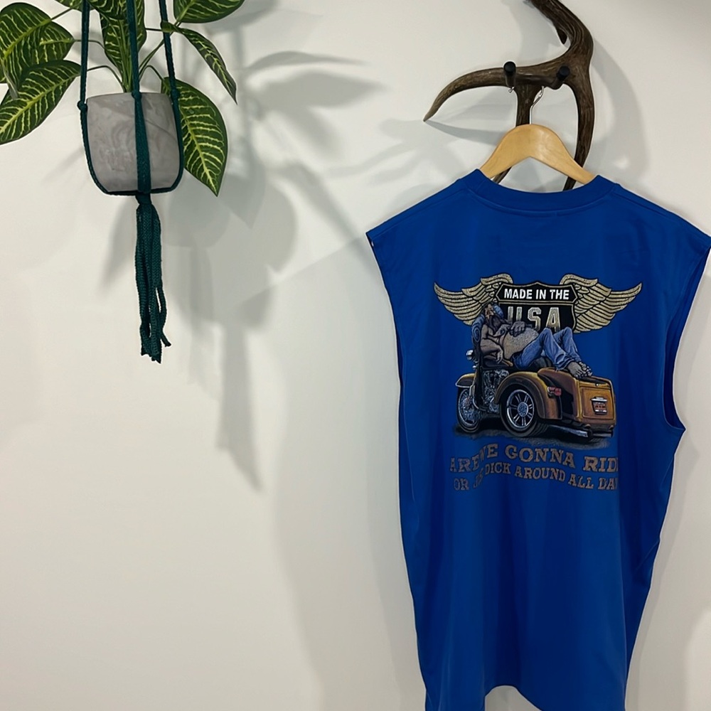 Vintage Biker muscle tee